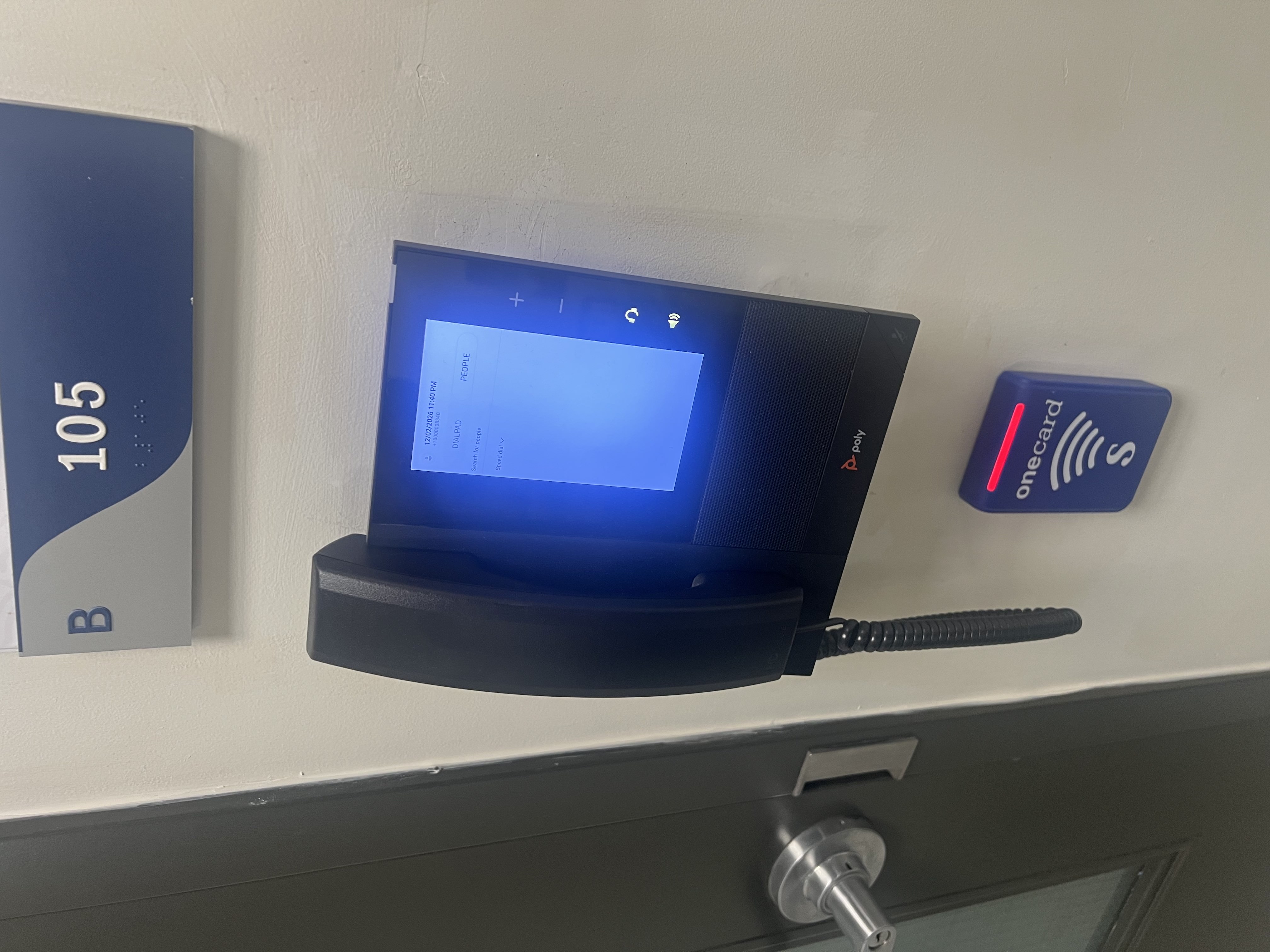 Sound of wall phone at Sheridan